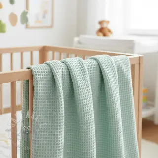 Wafel bawełniany mint