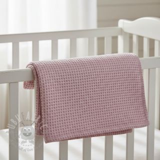 Wafel bawełniany old rose