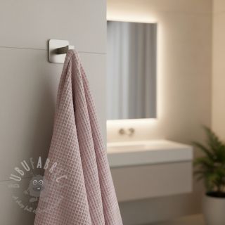 Wafel bawełniany old rose