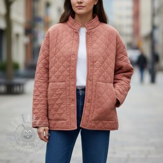 Muślin double gauze QUILT rouge