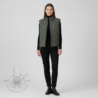 Pikowana tkanina Round moss green