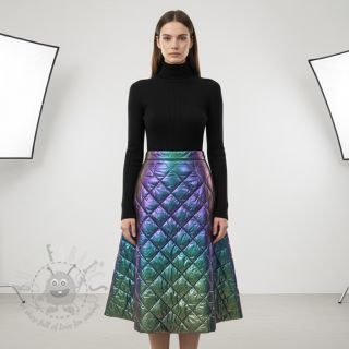 Pikowana tkanina FOIL Rainbow multi