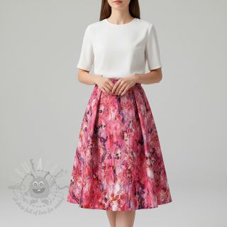 Pikowana tkanina Snake gardini pink