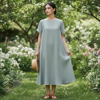 Len prany 170 g sage grey