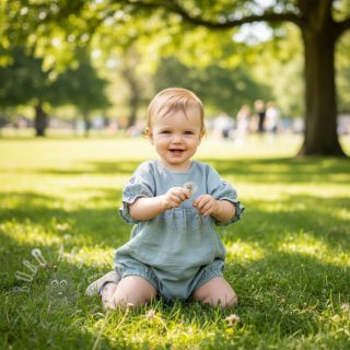 Len prany 170 g sage grey