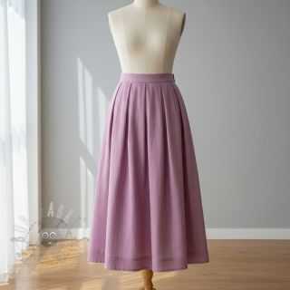 Len enzymatycznie prany orchid pink