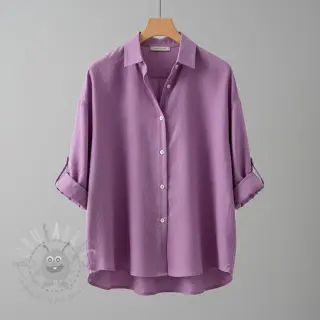 Len enzymatycznie prany orchid pink