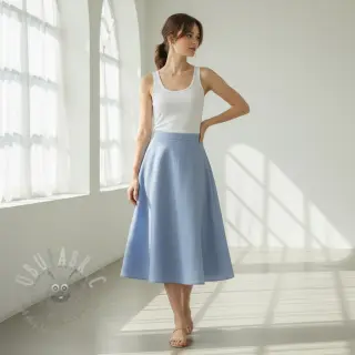 Len enzymatycznie prany lavender blue