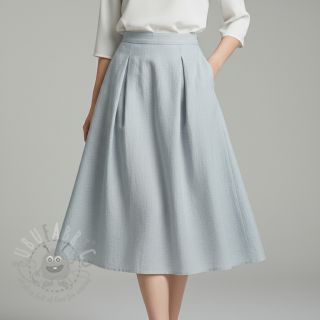 Len enzymatycznie prany pale grey