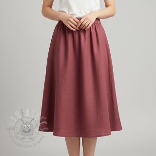 Len enzymatycznie prany dark blush