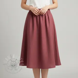 Len enzymatycznie prany dark blush
