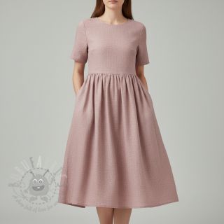 Len enzymatycznie prany light lilac