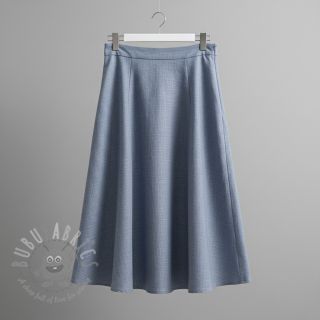 Len prany enzymatycznie niebieski cień