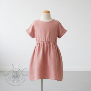 Len enzymatycznie prany old rose