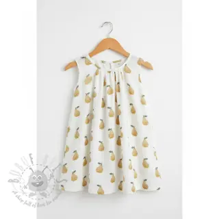 Muślin double gauze Pears design B digital print