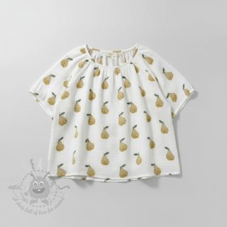 Muślin double gauze Pears design B digital print