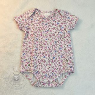 Muślin double gauze Flower Michaela off white digital print