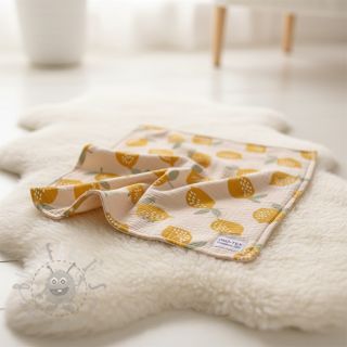 Muślin double gauze Lemons sand