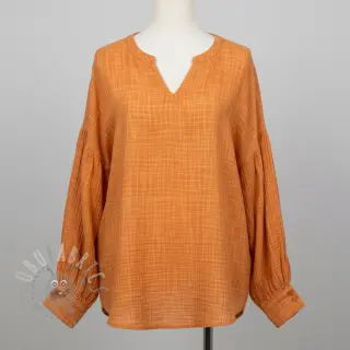 Muślin double gauze Vintage orange