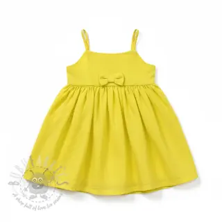 Muślin double gauze Vintage neon yellow