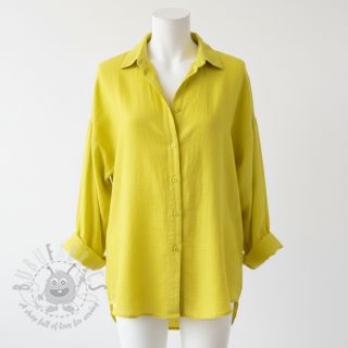 Muślin double gauze Vintage neon yellow