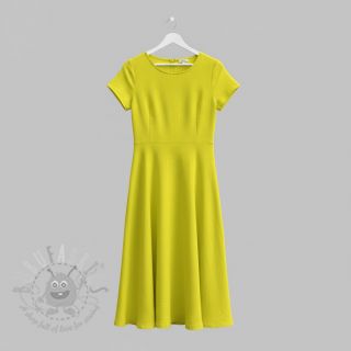 Muślin double gauze Vintage neon yellow