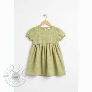 Muślin double gauze Vintage lime
