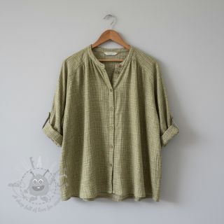 Muślin double gauze Vintage khaki
