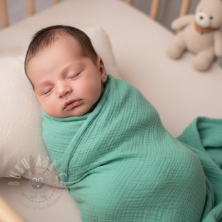 Muślin double gauze peppermint