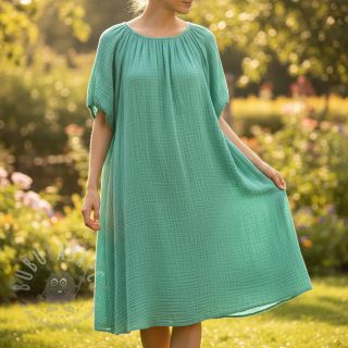 Muślin double gauze peppermint