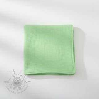 Muślin double gauze light lime