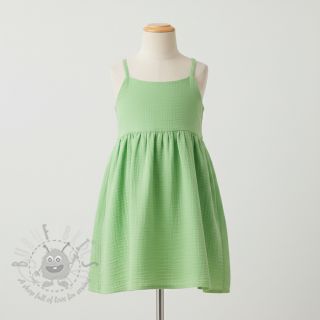 Muślin double gauze light lime