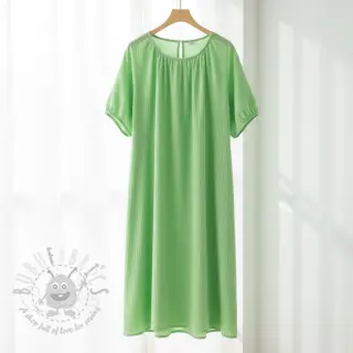 Muślin double gauze light lime