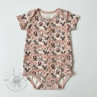 Muślin double gauze Safari buddys design C digital print
