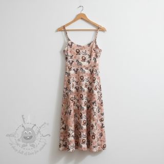 Muślin double gauze Safari buddys design C digital print