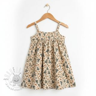 Muślin double gauze Baby dino design B digital print