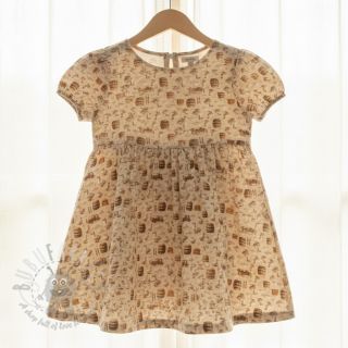 Muślin double Little farm animals design C digital print