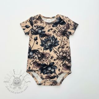 Muślin double gauze Dreamy flowers design B digital print