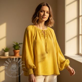 Muślin double gauze banana ORGANIC