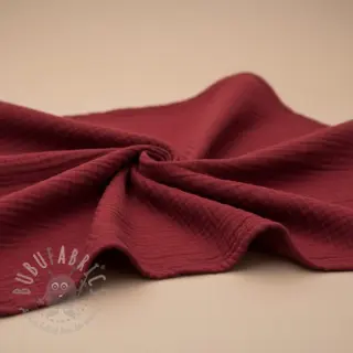 Muślin double gauze wine ORGANIC