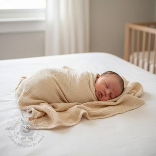 Muślin double gauze cream ORGANIC