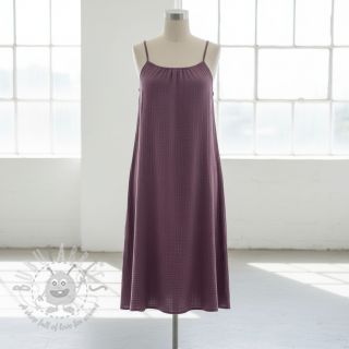 Muślin double gauze lilac ORGANIC