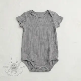 Muślin double gauze grey ORGANIC