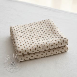 Muślin double gauze Bohemian SIMPLY NATURAL digital print ORGANIC