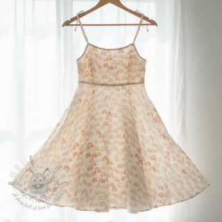 Muślin double gauze Magic rainbows digital print