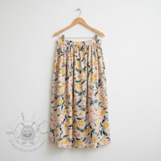 Muślin double gauze Fresh lemons digital print