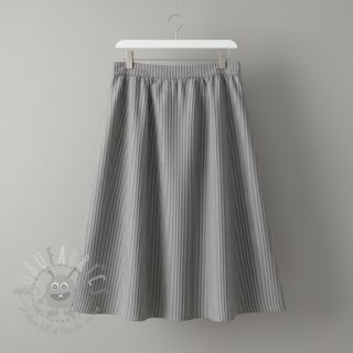 Muślin double gauze YARN DYED Stripes grey