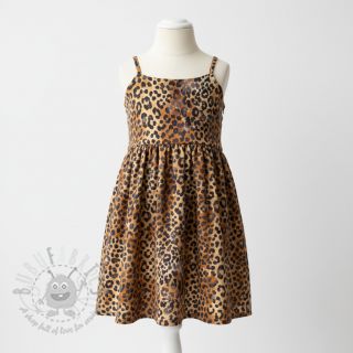 Muślin double gauze Animal skin panther digital print