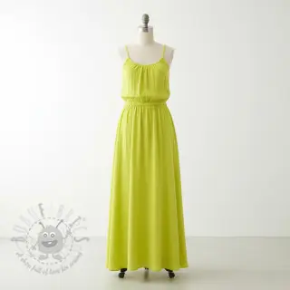 Muślin double gauze NEON YELLOW ORGANIC