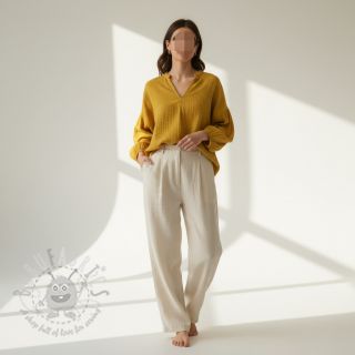 Muślin double gauze gold ORGANIC